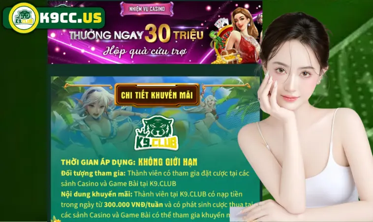 Chơi casino thưởng ngay 30 triệu, tân binh đừng bỏ qua Chơi casino thưởng ngay 30 triệu, tân binh đừng bỏ qua
