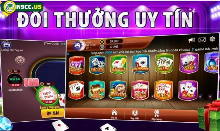 Hướng dẫn chơi game bài đổi thưởng tại nhà cái K9CC Hướng dẫn chơi game bài đổi thưởng tại nhà cái K9CC