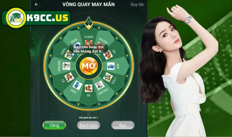 Vòng quay may mắn K9CC có dễ chơi không? Vòng quay may mắn K9CC có dễ chơi không?